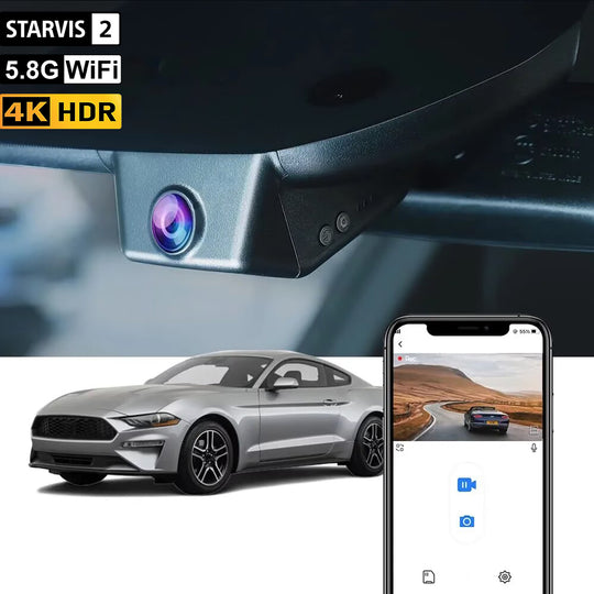 【STARVIS 2】FITCAMX Dash Cam for Ford Mustang 2014-2023