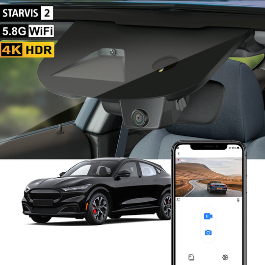 【STARVIS 2】FITCAMX Dash Cam for Ford Mustang Mach-E 2021-2025