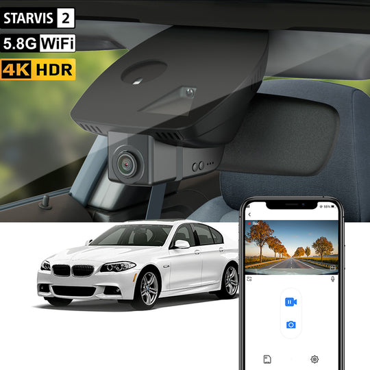 【STARVIS 2】FITCAMX Dash Cam for BMW F01, F10, F11, F12, E70 (2010-2012)