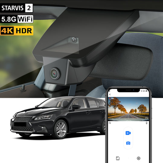 Caméra de tableau de bord FITCAMX pour Lexus CT200h 2018-2021