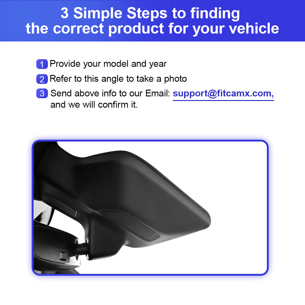 FITCAMX Dashcam für Ram 1500 RHO Limited Tungsten Longhorn Bighorn Laramie Tradesman Rebel 2025–2026