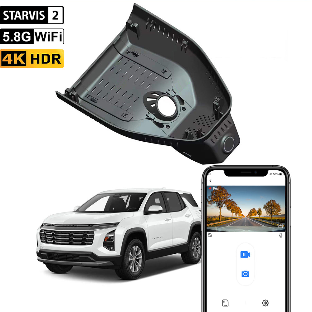 【STARVIS 2】FITCAMX Dashcam für Chevrolet Chevy Equinox (gasbetrieben, NICHT elektrisch) 2025–2027