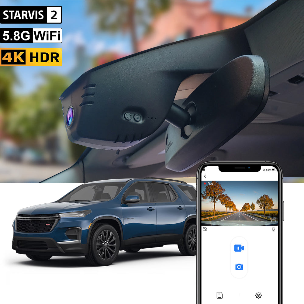 Dash cam FITCAMX per Chevrolet Chevy Traverse 2019-2023