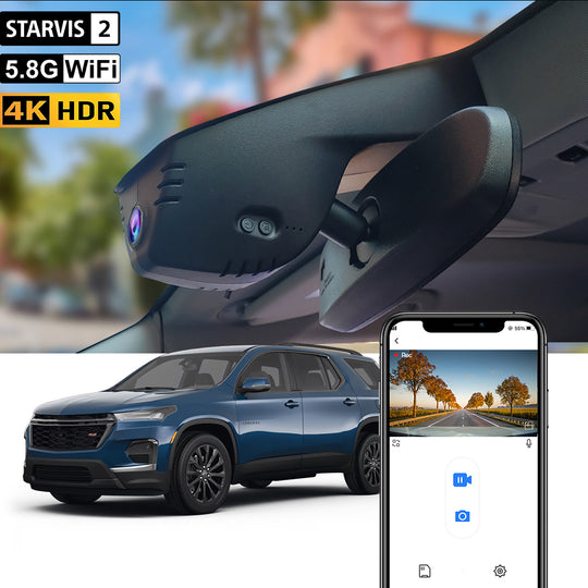 Dash cam FITCAMX per Chevrolet Chevy Traverse 2019-2023