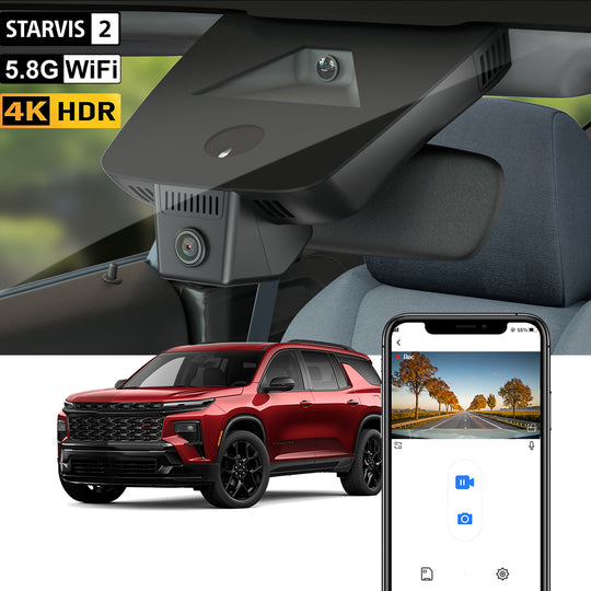 FITCAMX Dashcam für Chevrolet Chevy Traverse 2024–2026