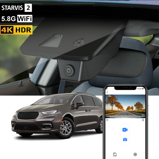 【STARVIS 2】FITCAMX Dashcam für Chrysler Pacifica 2018–2027
