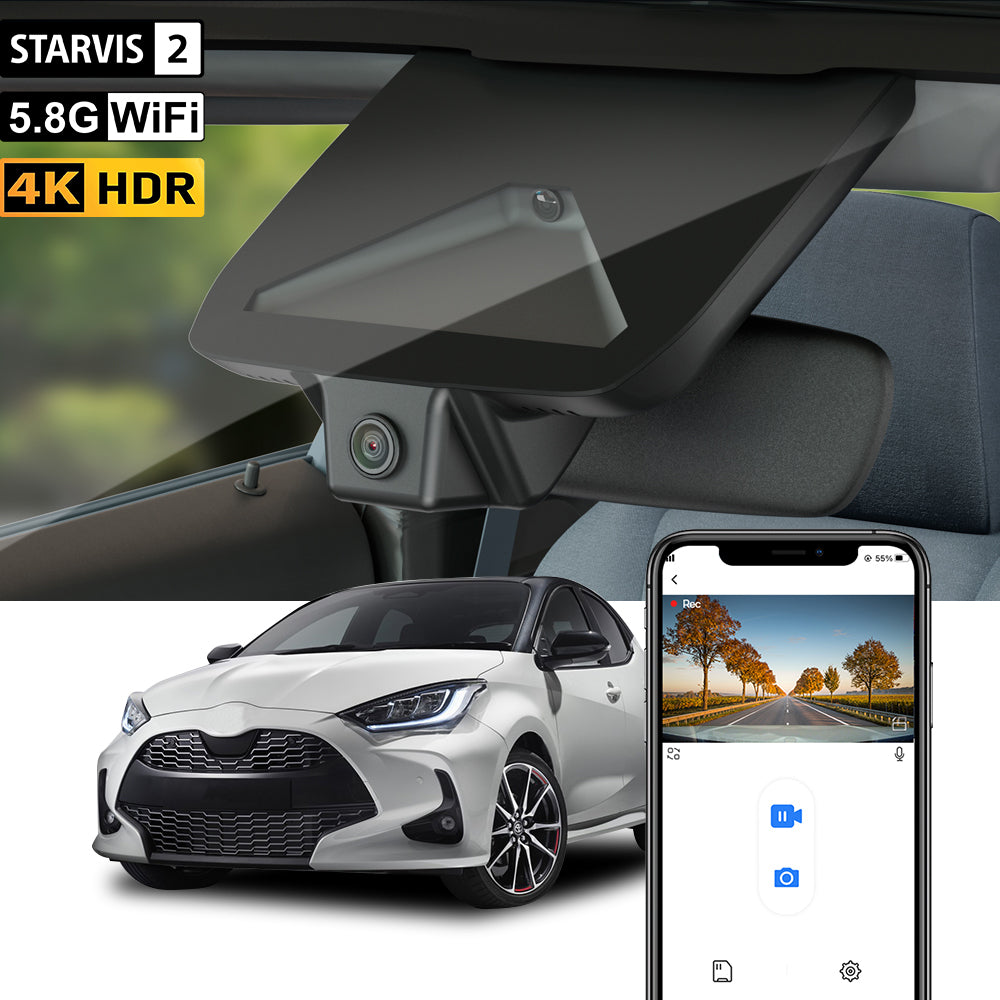 Cámara de salpicadero FITCAMX para Toyota Yaris y Yaris Cross 2024-2026