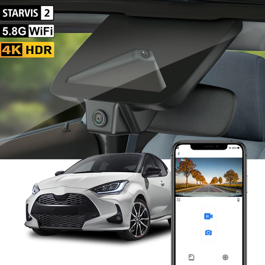 Cámara de salpicadero FITCAMX para Toyota Yaris y Yaris Cross 2024-2026