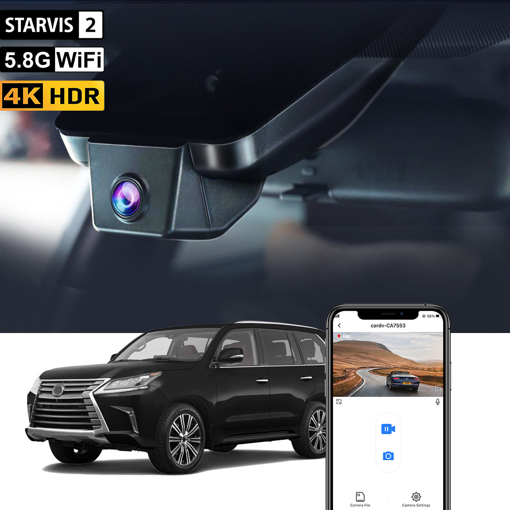 FITCAMX Dashcam für Toyota Land Cruiser 2017–2021