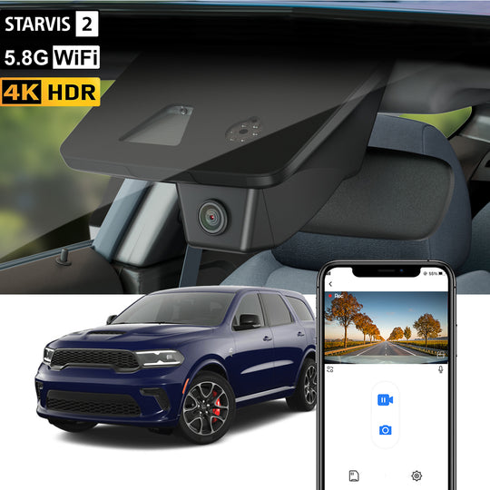 Caméra de tableau de bord FITCAMX pour Dodge Durango 2021-2026