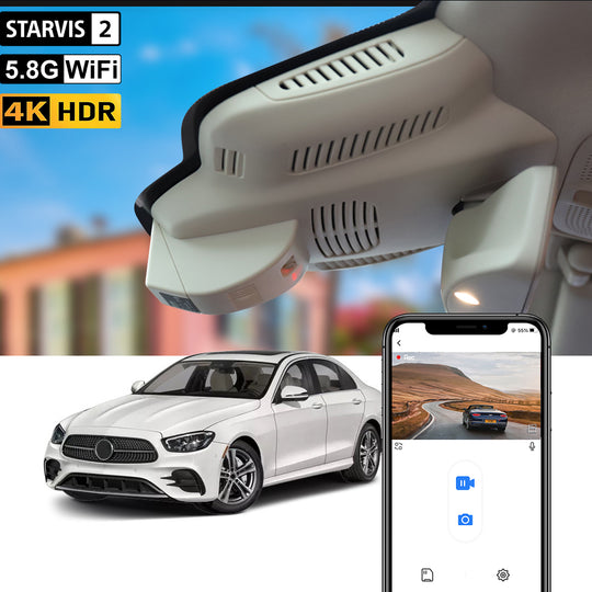 【STARVIS 2】Fitcamx Dash Cam for Mercedes-Benz E-Class 2017-2023 W213 (5th Gen)