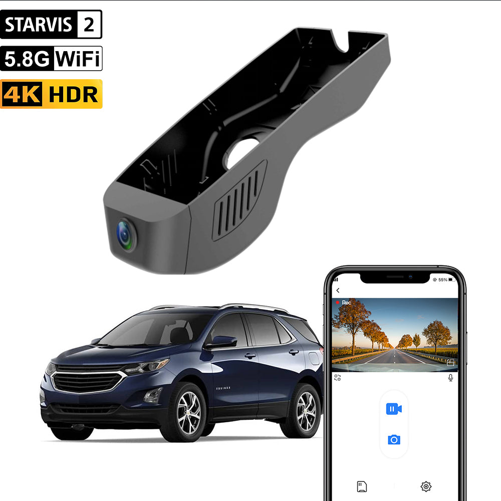 Caméra de tableau de bord FITCAMX pour Chevrolet Chevy Equinox 2018 - 2023