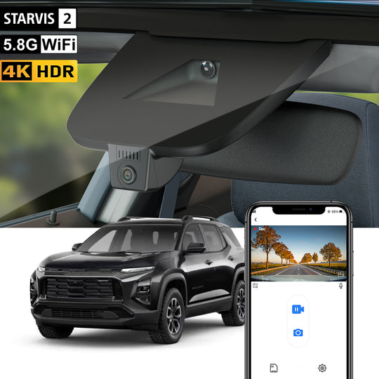 【STARVIS 2】Caméra de tableau de bord FITCAMX pour Chevrolet Chevy Equinox, Equinox EV, 2024-2026