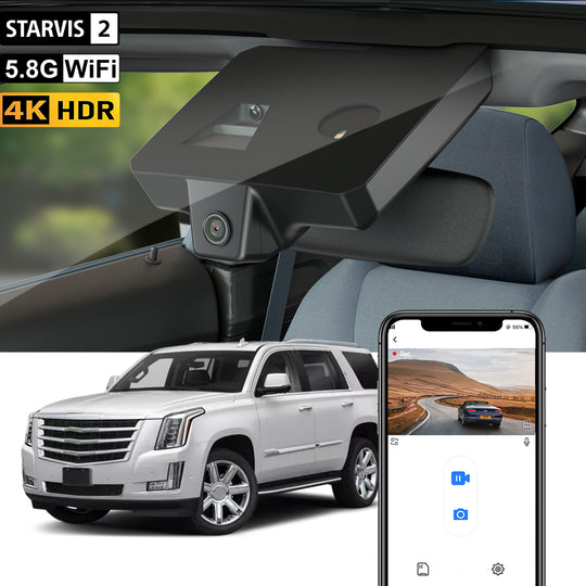 Caméra de tableau de bord FITCAMX pour Cadillac Escalade 2015 - 2020 4e génération