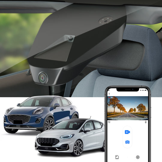 FITCAMX Dash Cam for Ford Fiesta, Puma 2018-2023