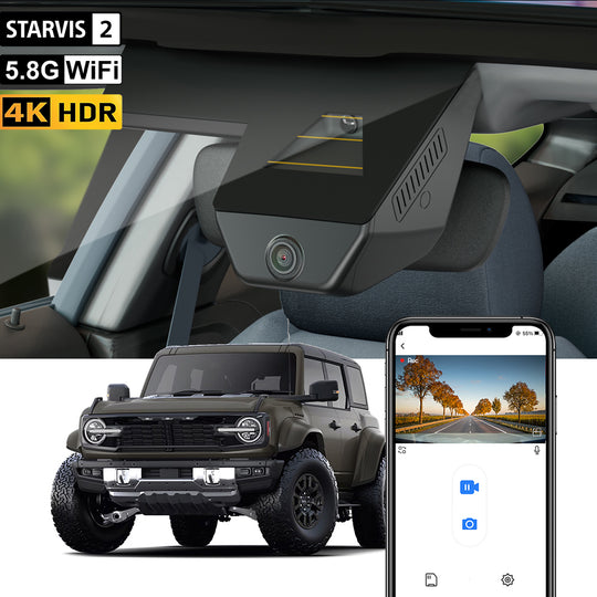 FITCAMX Dashcam für Ford Bronco, Bronco Raptor 2025 2026