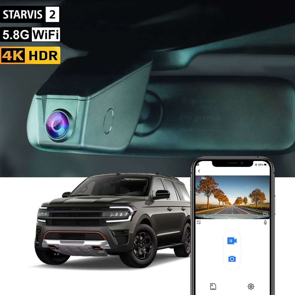 【STARVIS 2】FITCAMX Dash Cam for Ford Expedition 2018-2026