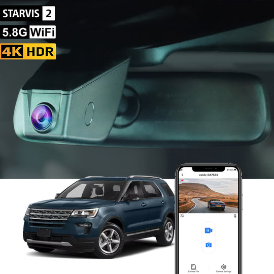 【STARVIS 2】FITCAMX Dash Cam for Ford Explorer 2011 - 2023