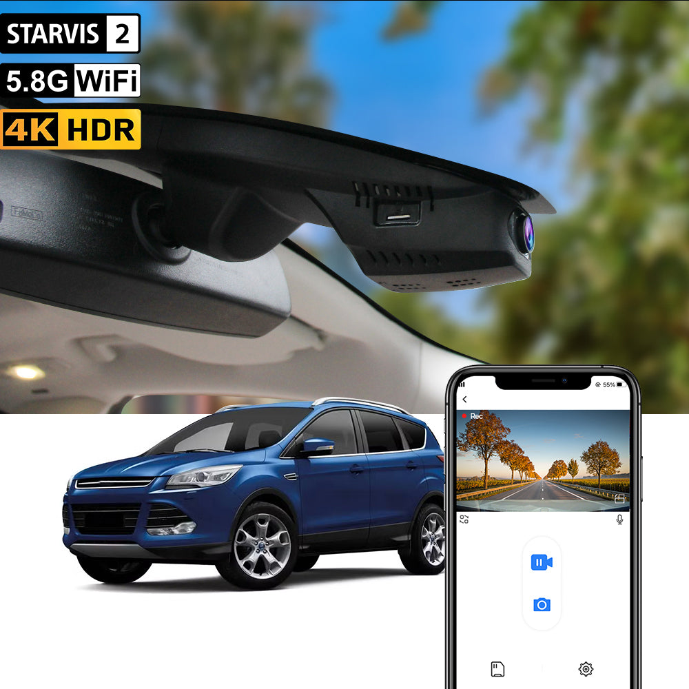 Dash Cam FITCAMX per Ford Kuga (2013-2017), Ford Escape (2013-2019)