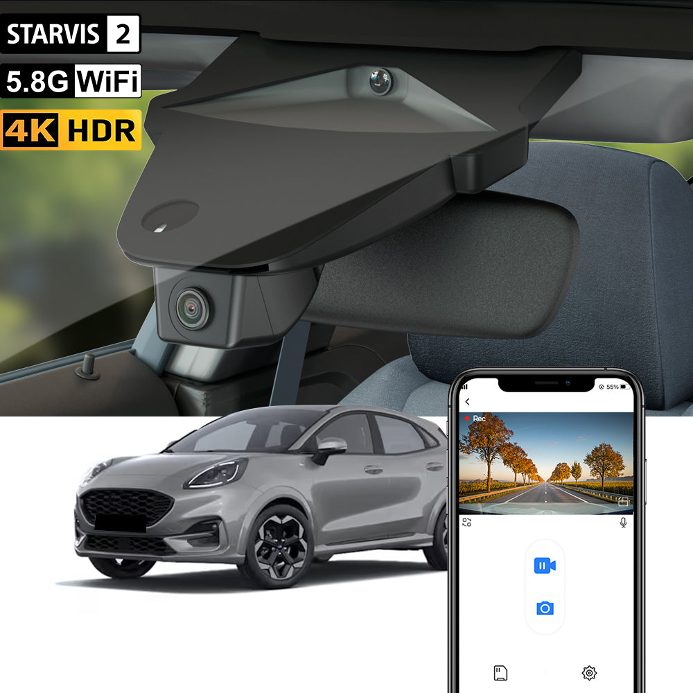 【STARVIS 2】FITCAMX Dash Cam for Ford Puma 2024-2026