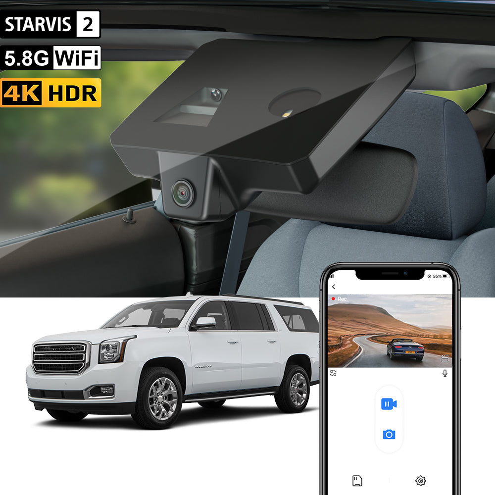 FITCAMX Dashcam für GMC CANYON, SIERRA, YUKON, DENALI, AT4 2015 - 2020