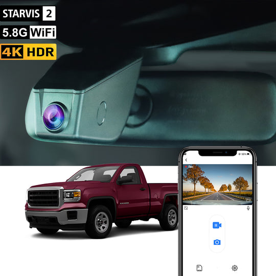 【STARVIS 2】Cámara de tablero FITCAMX para GMC Sierra, Yukon, 2007-2014