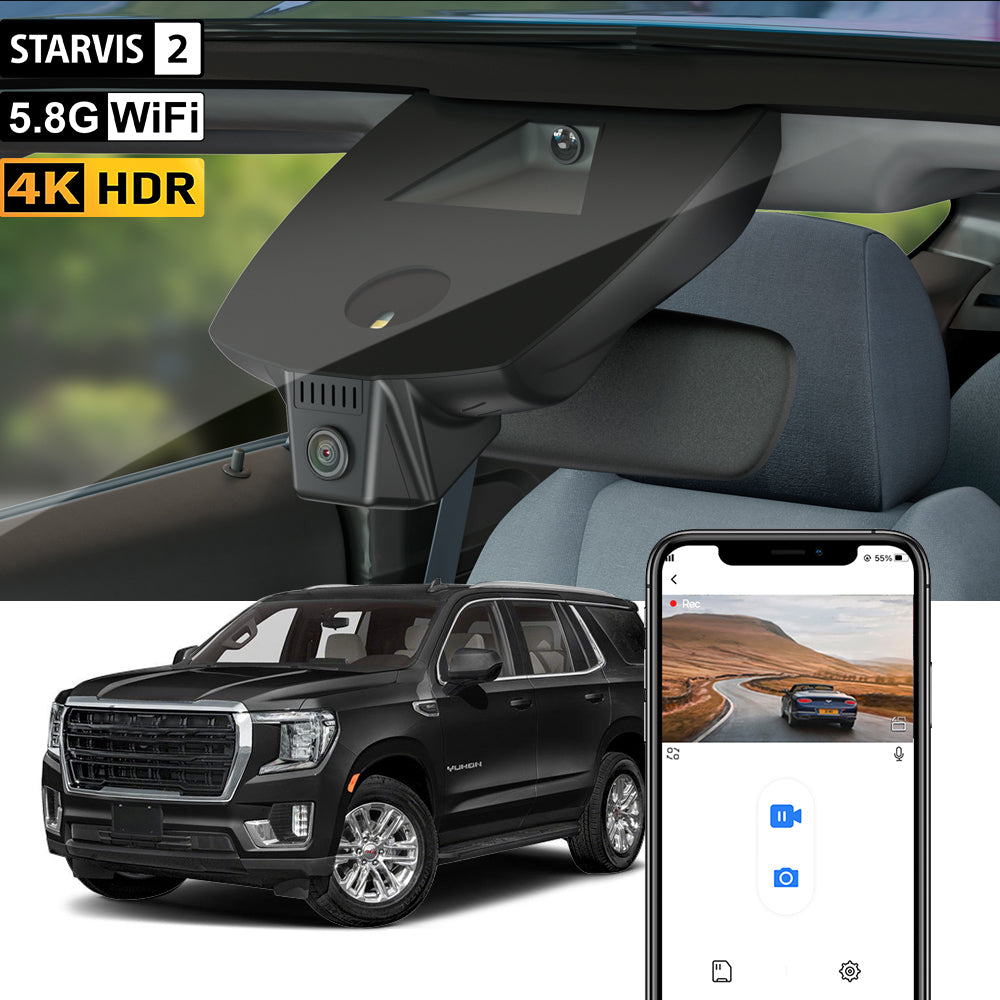 【STARVIS 2】FITCAMX Dash Cam for GMC Yukon DENALI AT4 2021 - 2025