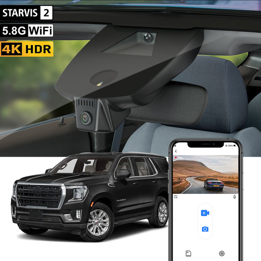 【STARVIS 2】FITCAMX Dash Cam for GMC Yukon DENALI AT4 2021 - 2025