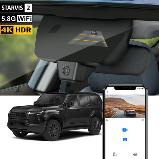 【STARVIS 2】FITCAMX Dashcam für Lexus GX550 GX550h 3. Generation J250 2024–2027