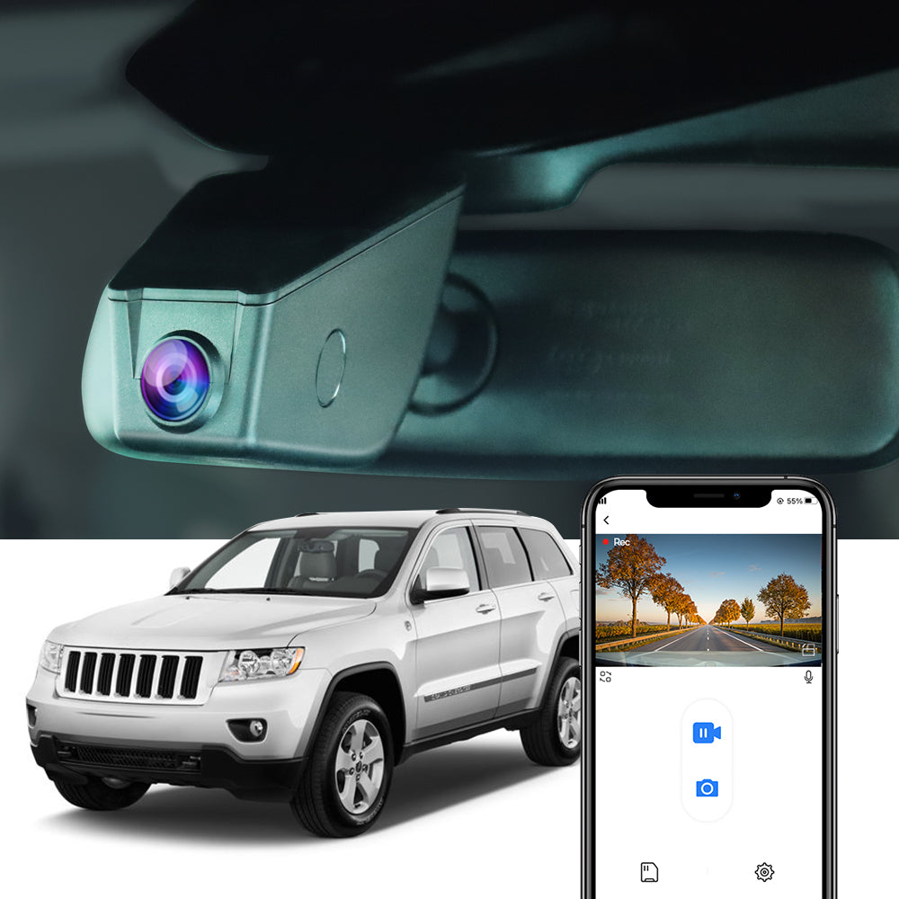 FITCAMX Dash Cam for Jeep Grand Cherokee 2011-2013