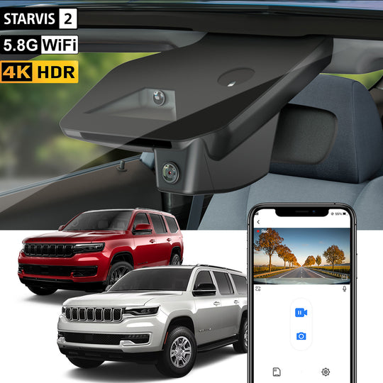 FITCAMX Dashcam für Jeep Wagoneer, Grand Wagoneer, Grand Wagoneer L, 2022 - 2026