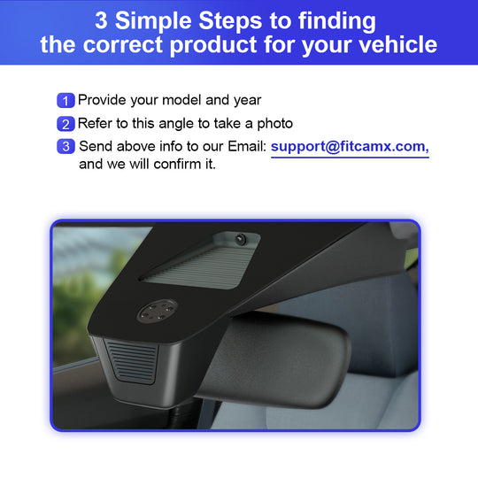 FITCAMX Dash Cam for Acura ADX 2025 2026