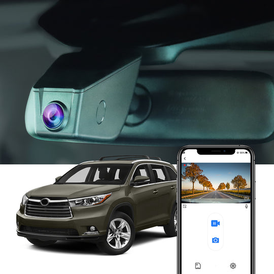 FITCAMX Dash Cam for Toyota Highlander 2015-2016