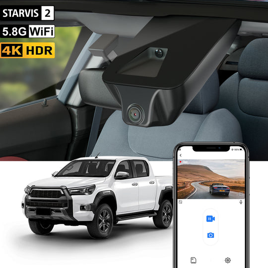 【STARVIS 2】Caméra de tableau de bord FITCAMX pour Toyota Hilux Fortuner 2020-2026