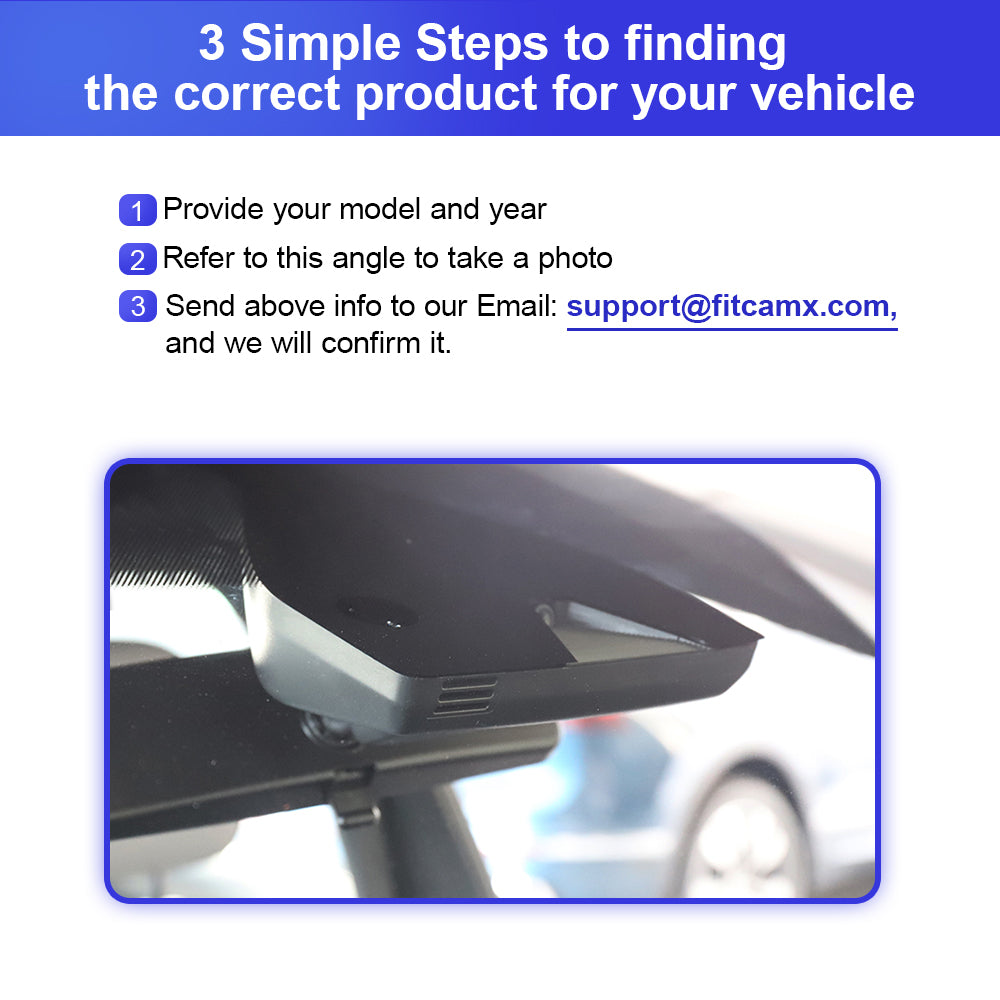 FITCAMX Dashcam für VW ID.3/ ID.4/ ID.5/ ID.6