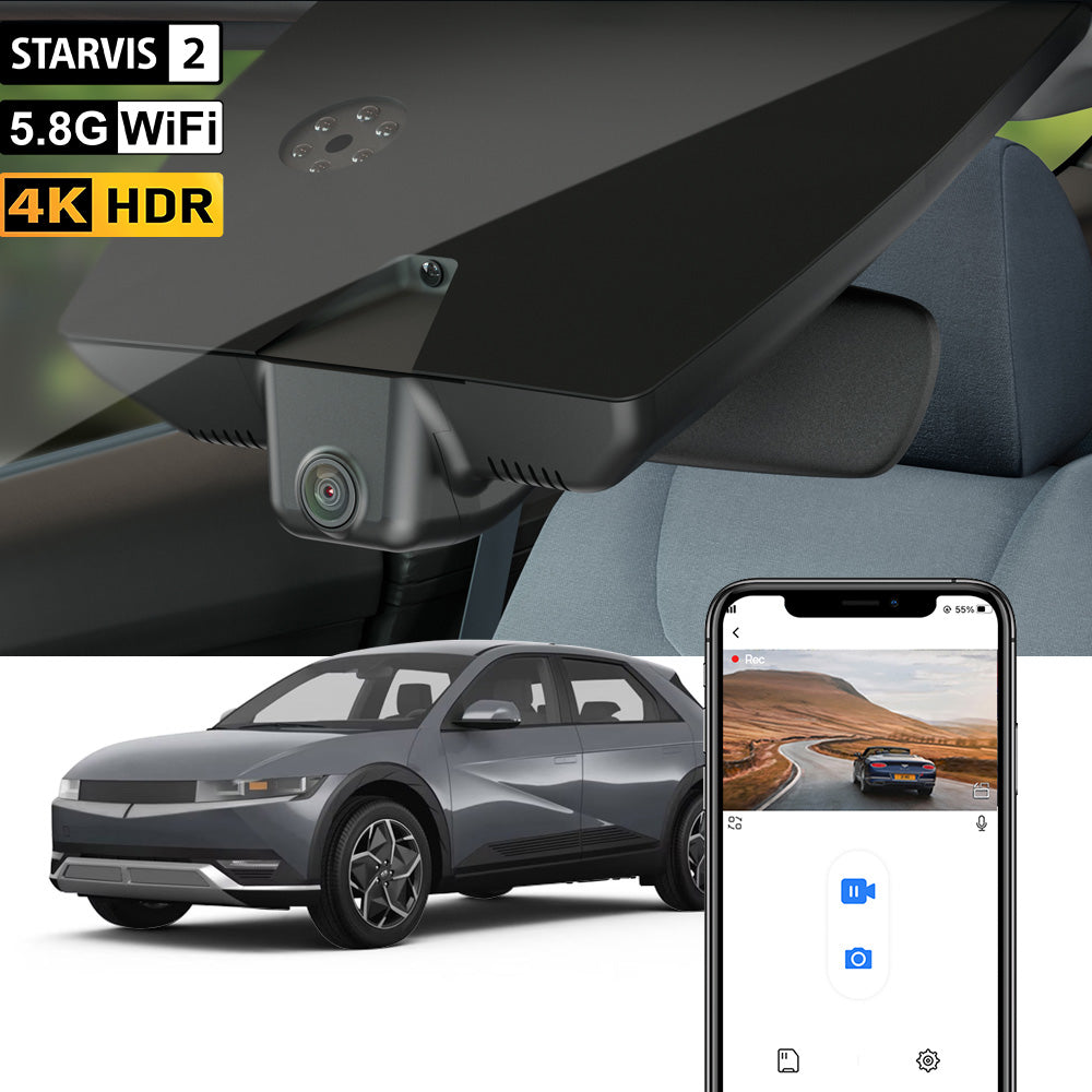 【STARVIS 2】FITCAMX Dash Cam for 2022-2025 Hyundai  IONIQ 5 IONIQ 5 N