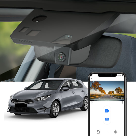 Caméra de tableau de bord Fitcamx pour Kia Rio 2021 - 2023 (Couvercle de miroir arrière numéro de pièce 96005-H8500)