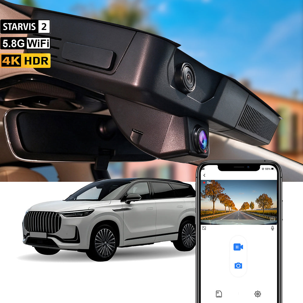 【STARVIS 2】FITCAMX Dash Cam for Jaecoo 8 / J8 2024–2026