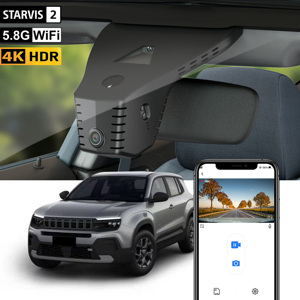 【STARVIS 2】FITCAMX Dashcam für Jeep Avenger 2023–2026