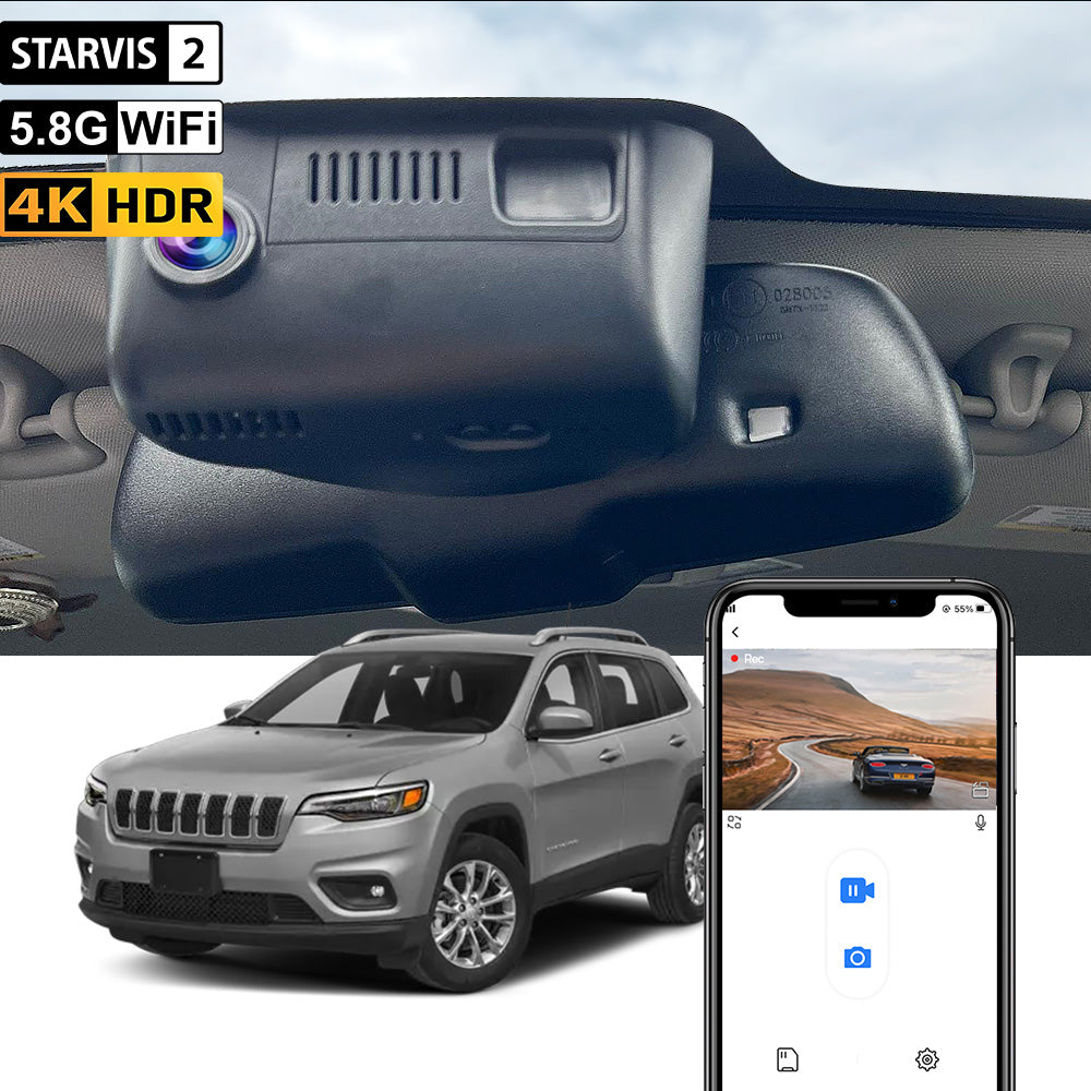FITCAMX Dashcam für Jeep Cherokee 2014–2022