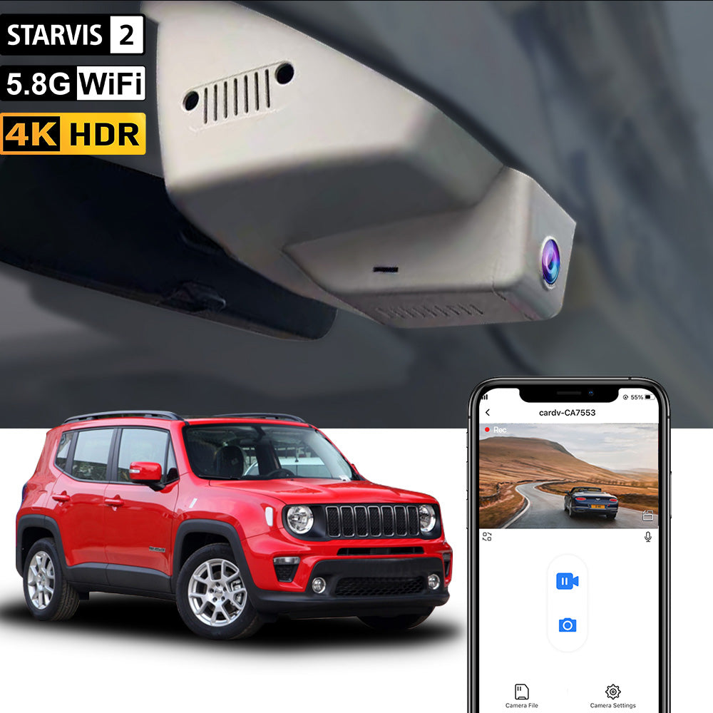 FITCAMX Dashcam für Jeep Renegade 2015–2024