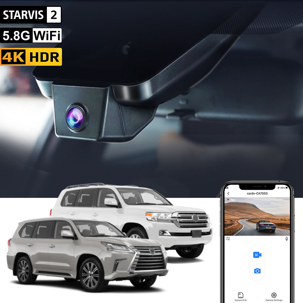 FITCAMX Dashcam für 2017–2021 Lexus LX570