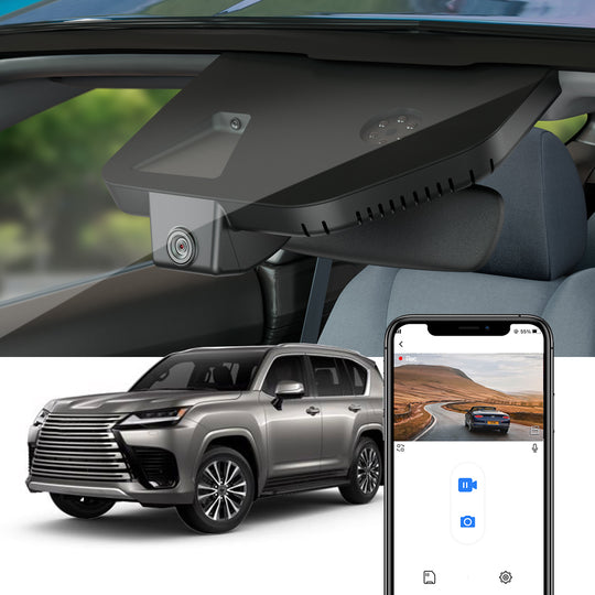 Fitcamx Dash Cam For Lexus LX600 LX 500d 4th Gen (J300) 2022-2024 – FITCAMX