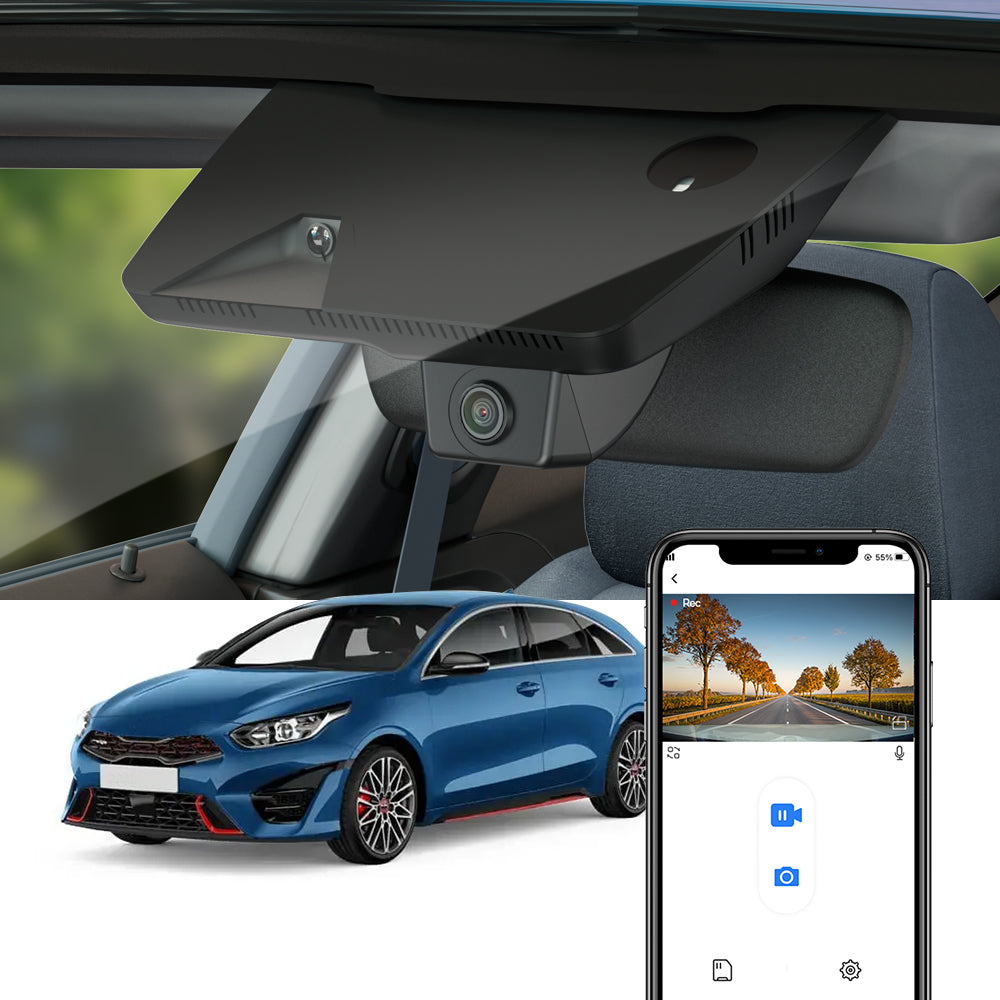 FITCAMX Dashcam für Kia EV4 2025 2026 2027 (Rechtslenker-Fahrzeug)