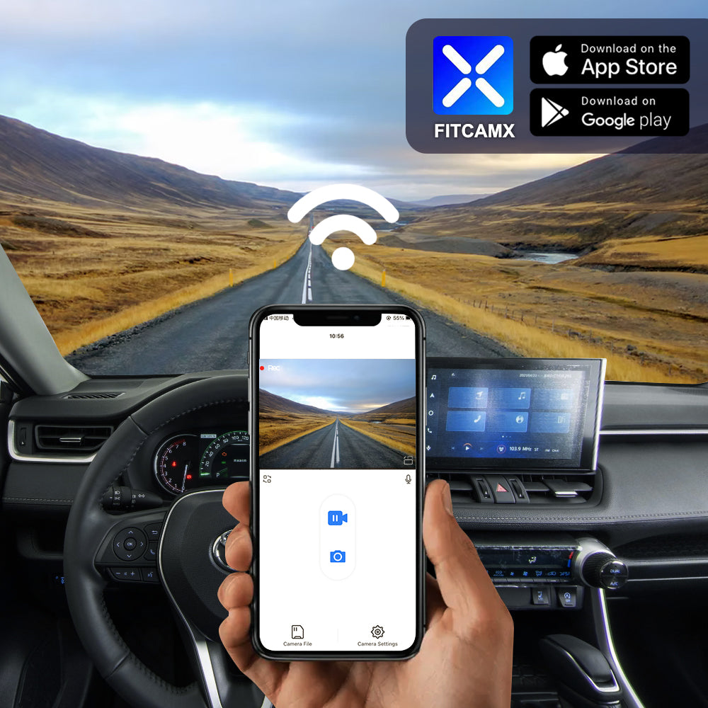 Fitcamx Dash Cam for Volkswagen Sharan 7N 2016-2021 – FITCAMX
