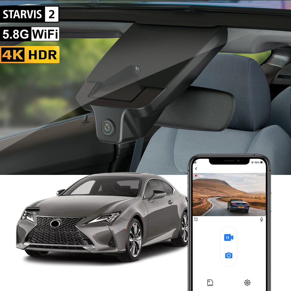 FITCAMX Dashcam für Lexus RC300 RC350 RC F 2018–2025