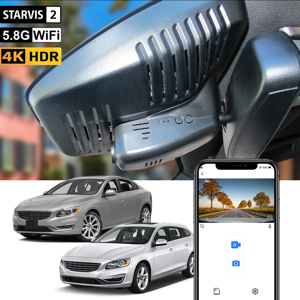 FITCAMX Dashcam für Volvo S60 V60 2010–2018 (2. Generation)