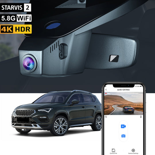 【STARVIS 2】FITCAMX Dashcam für Seat Ateca 2018–2026