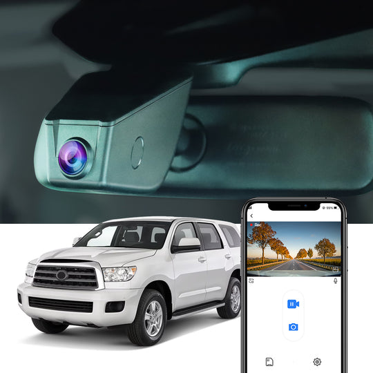 FITCAMX Dash Cam for Toyota Sequoia 2012-2017