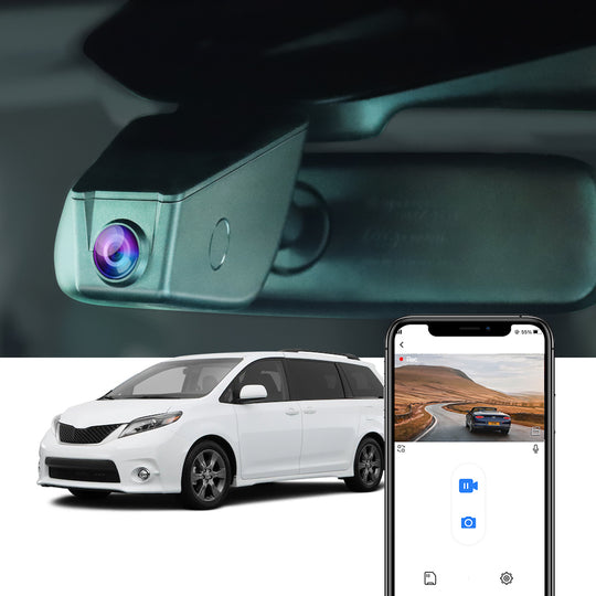 FITCAMX Dash Cam for Toyota Sienna 2014 - 2016